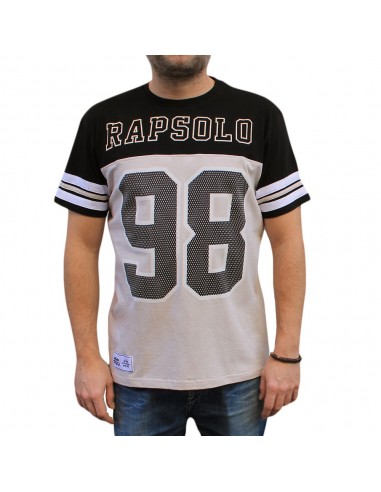 Camiseta RAPSOLO 98 MESH unisex, de algodón en color gris