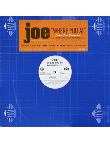 VINILO MX JOE FEAT. PAPOOSE "wHERE YOU AT"