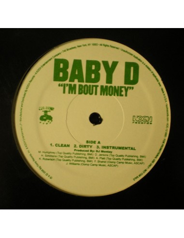 BABY D "I'M BOUT MONEY" MX