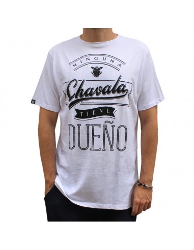 Camiseta JAVATO JONES "NINGUNA CHAVALA TIENE DUEÑO" BLANCA